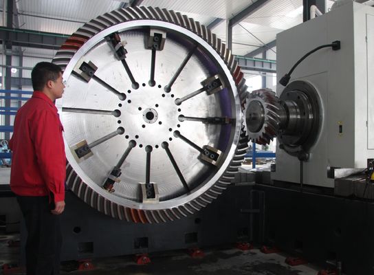 Grandi materiali esterni 20CrMnTi del diametro 2000mm degli ingranaggi conici di spirale del diametro lungamente facendo uso di vita