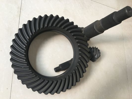Ingranaggi conici della corona a spirale ipoide, corona a dentatura interna di pezzo fucinato di alta precisione e pignone