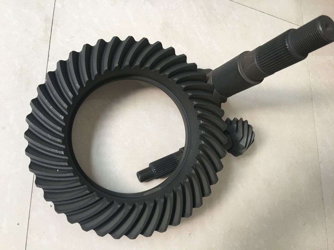 Ingranaggi conici della corona a spirale ipoide, corona a dentatura interna di pezzo fucinato di alta precisione e pignone